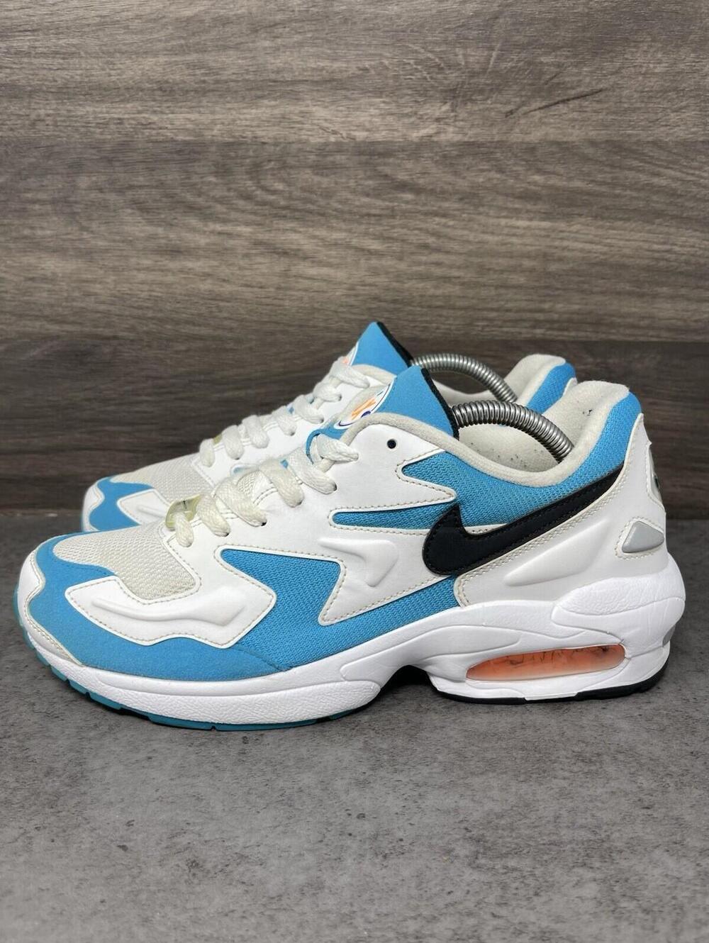 Nike Air Max 2 Sneakers Mens Size 9 Light Blue Lagoon AO1741-100
